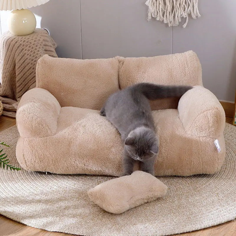 All Season Plush Pet Sofa Bed Washable - ProPawPet.com