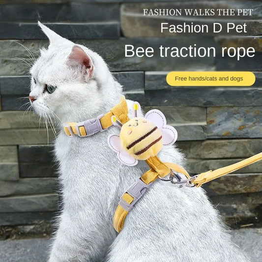 Cat Harness Leash Collar Set Adjustable - ProPawPet.com