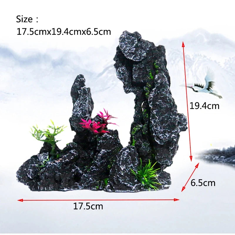 Resin Aquarium Rockery Mountain Decoration - ProPawPet.com