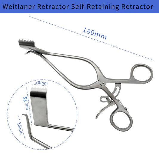 QSWTITAN 18cm Self-Retaining Retractor with - ProPawPet.com