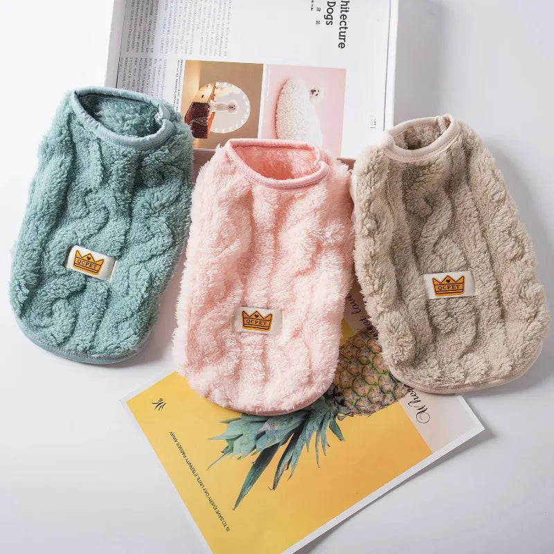 Soft Cozy Cat Clothes Winter Warm Fleece - ProPawPet.com