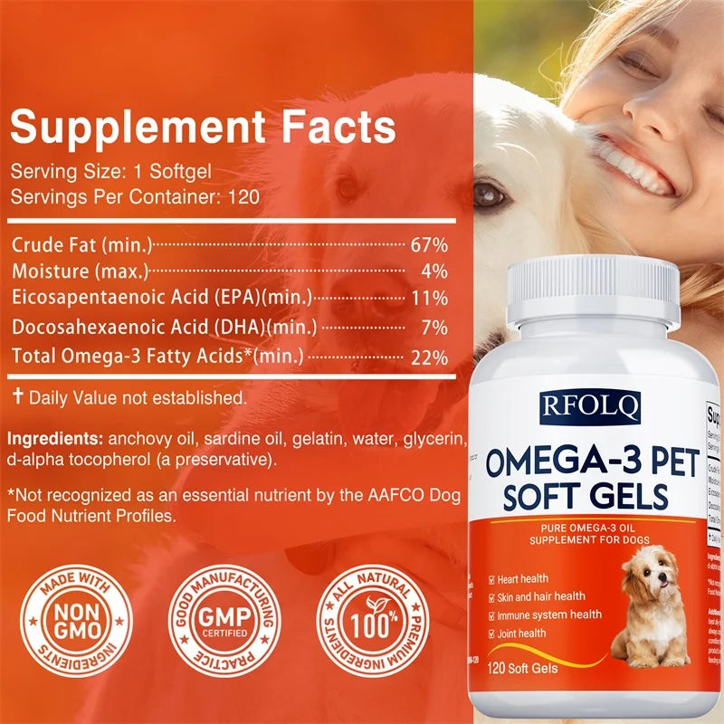 Omega-3 Pet Supplement - Fish Oil for Dogs - ProPawPet.com