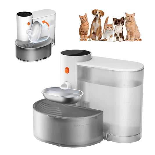 New Stainless Steel Bowl Pet Intelligent - ProPawPet.com