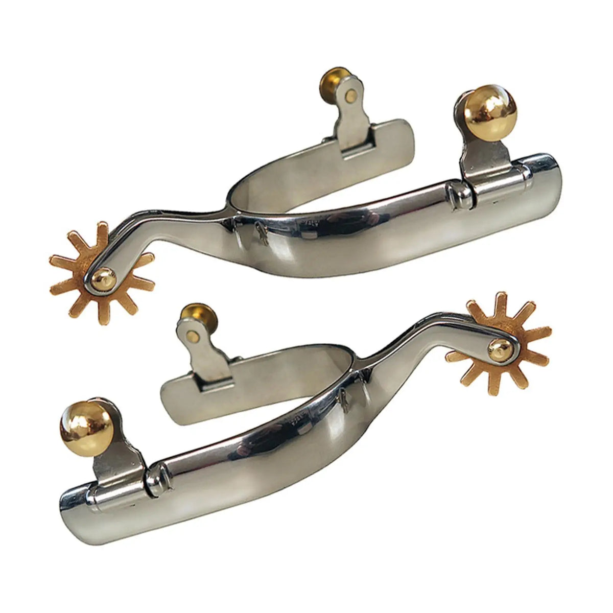 2x Horse Spurs Anti Rust Western Style – 5 Colors