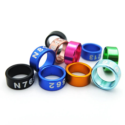 10PCS 2.6mm~8.0mm Aluminum Closed Bird Leg - ProPawPet.com