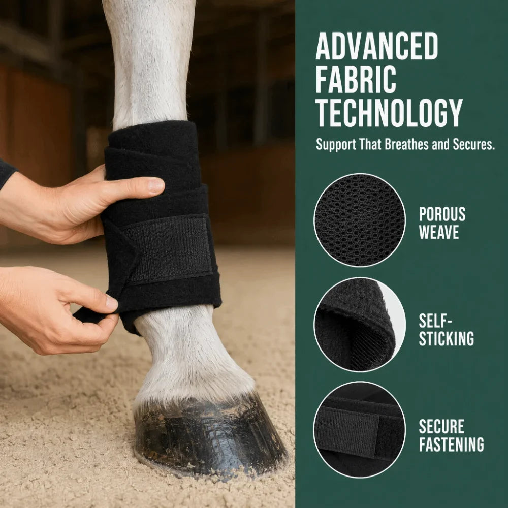 4Pcs Self Adhesive Horse Leg Warp Breathable - ProPawPet.com