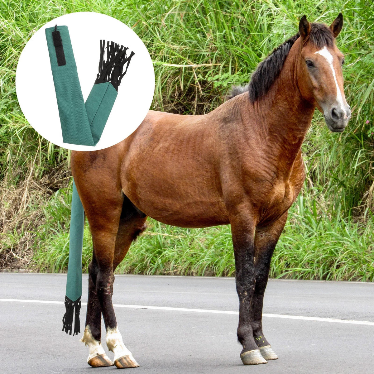 Reusable Non Woven Horse Tail Pouch Protective Cover