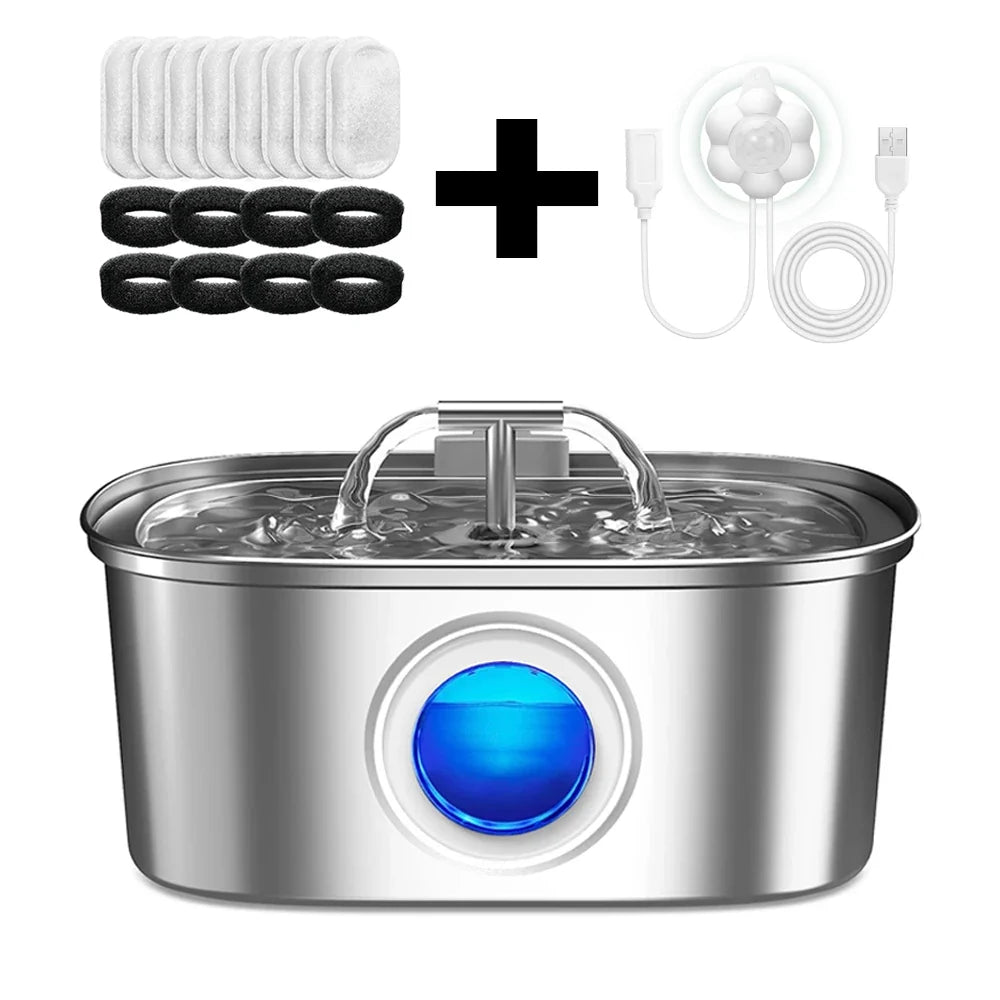 Stainless Steel Automatic Cat Water - ProPawPet.com