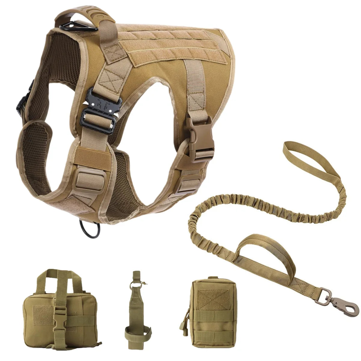 Tactical Dog Harness, Adjustable No-Pull - ProPawPet.com