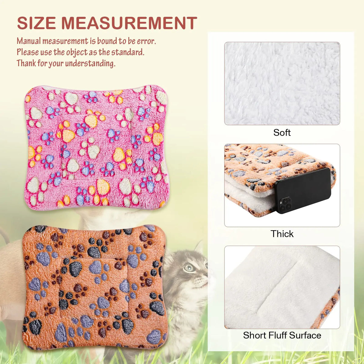 Flannel Pet Mat Dog Bed Cat Bed Thicken - ProPawPet.com
