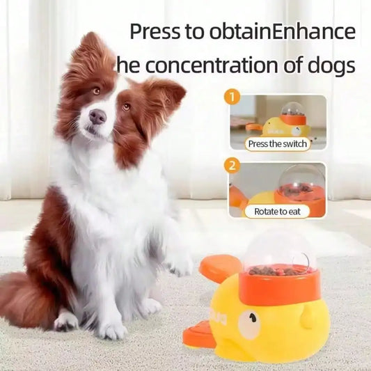 Interactive Duck Shaped Pet Feeding Plaything