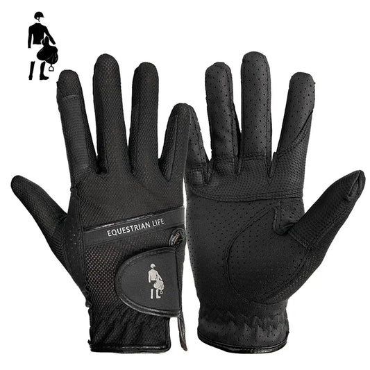 Equestrian Sports Gloves, Elastic Mesh - ProPawPet.com