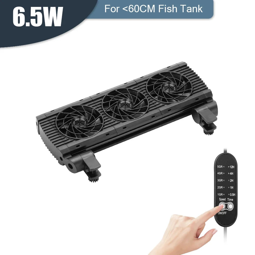 Fish Tank Fan Adjustable 8 Variable Speed Aquarium Cooling – 6 Colors