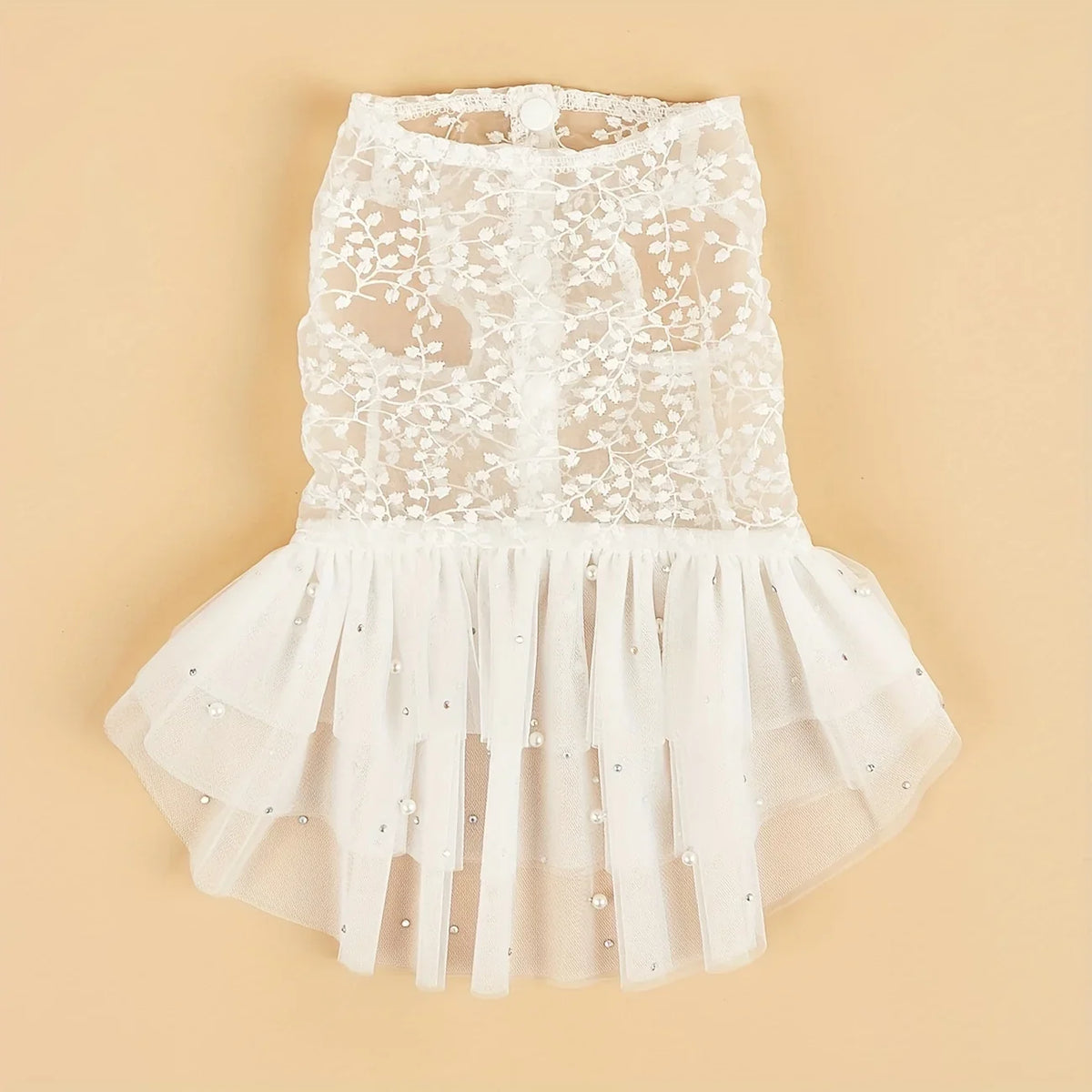 Dog Wedding Party Suit Summer Mesh Dress - ProPawPet.com
