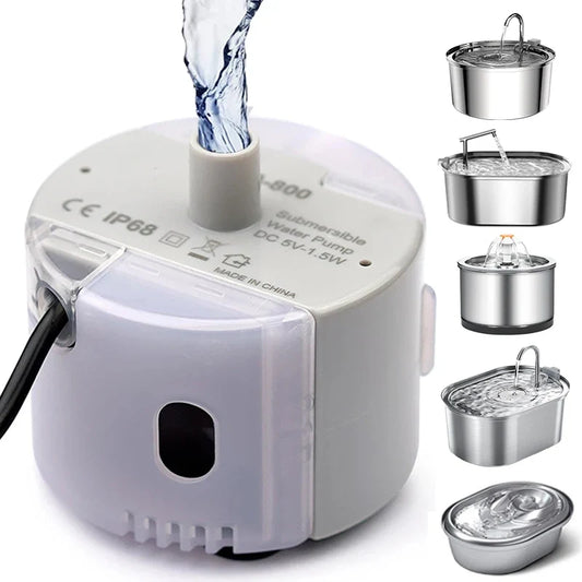 Pet Fountain Motor Submersible Pump Cat - ProPawPet.com