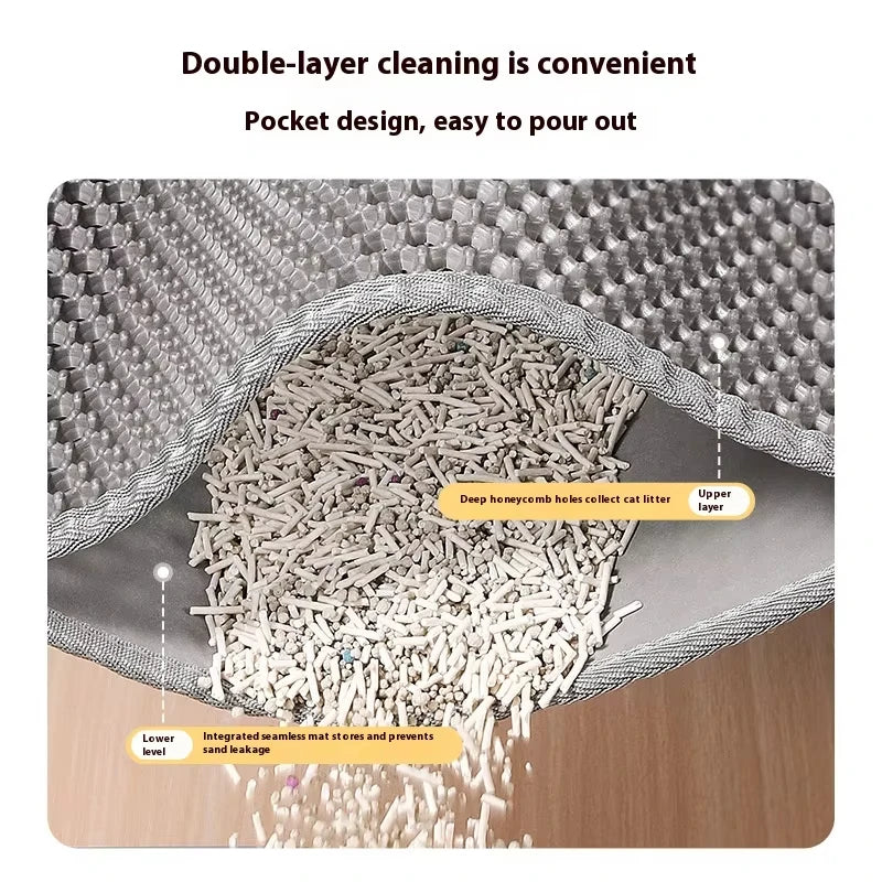 Cat Litter Mat Water Urine Proof 2-layer - ProPawPet.com