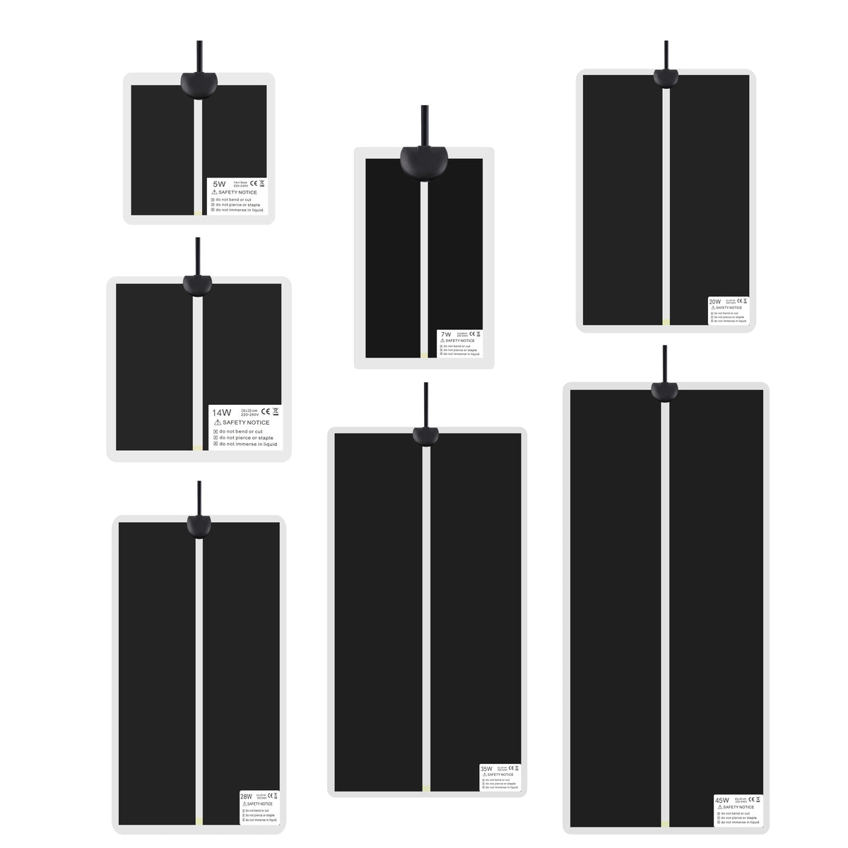 5W/7W/14W/20W/28W/35W/45W Pet Heating Pad - ProPawPet.com