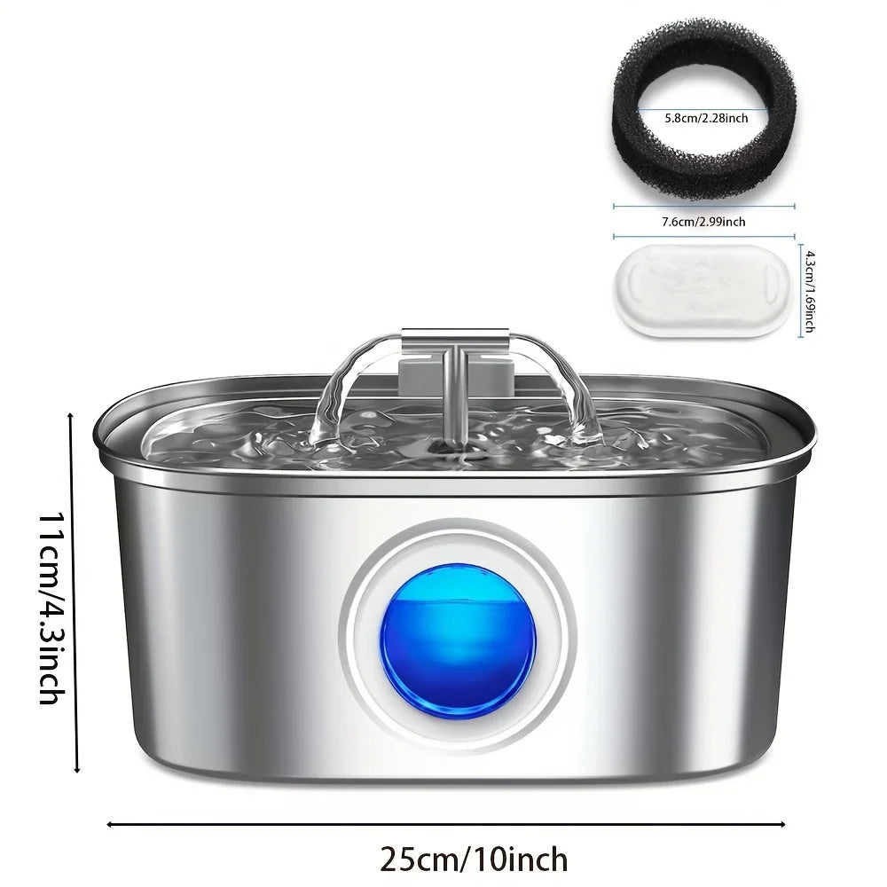 Stainless Steel Automatic Cat Water - ProPawPet.com