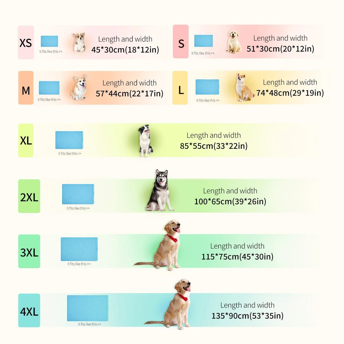 Pet Cooling Mat Dog Cat Sleeping Pad Cool - ProPawPet.com
