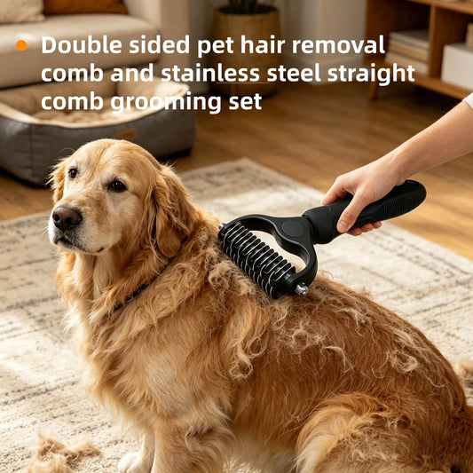Pet Knot Comb, Dog Hair Removal Comb, 2-in-1 - ProPawPet.com