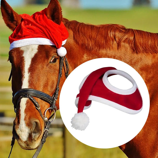 Christmas Hat for Horse Cute Party Supplies - ProPawPet.com