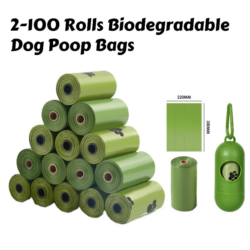 2-100 Rolls Biodegradable Dog Poop Bags - ProPawPet.com