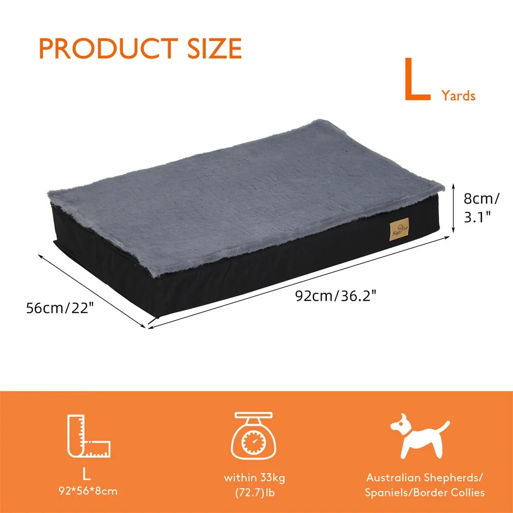Washable Large Orthopaedic Dog Bed Waterproof Pad