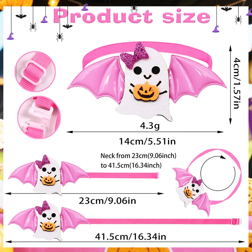 5/10PCS Halloween Dog Bowtie Wings Dog Bow - ProPawPet.com