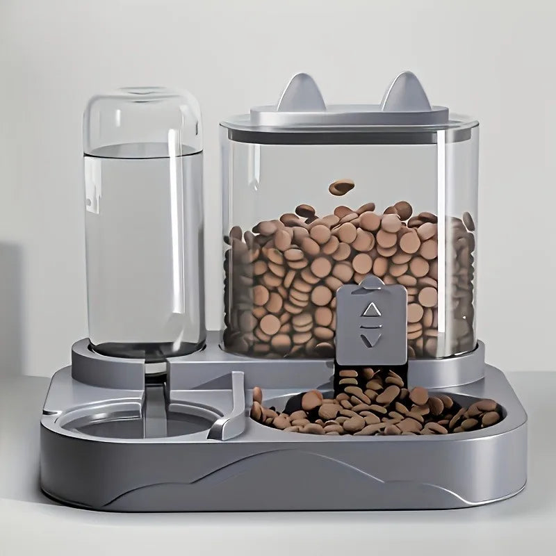 2‑in‑1 Gravity Cat Feeder Water Dispenser - ProPawPet.com