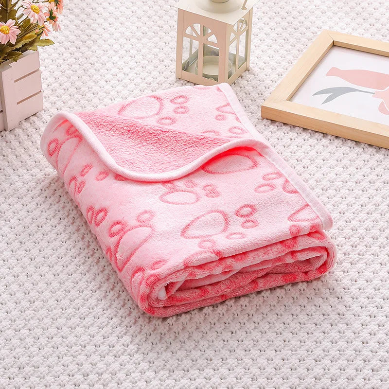 Soft Flannel Pet Blanket for Dogs Cats Cute - ProPawPet.com