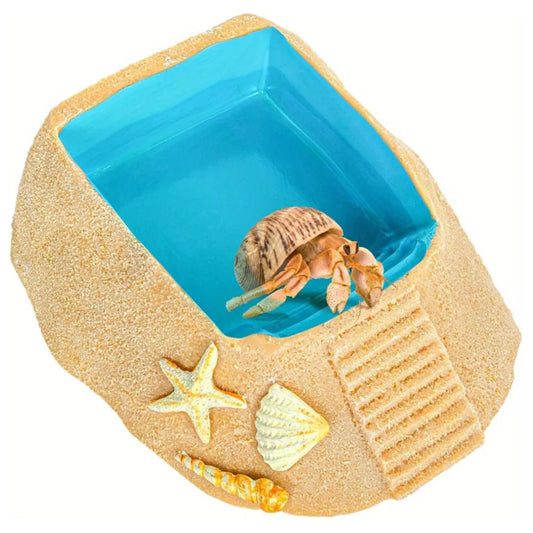 Hermit Crab Water Bowl with Climbing Ramp, - ProPawPet.com