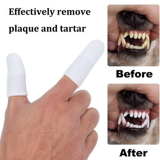 2/8/10/12pcs Pet Two-finger Brushing Finger - ProPawPet.com