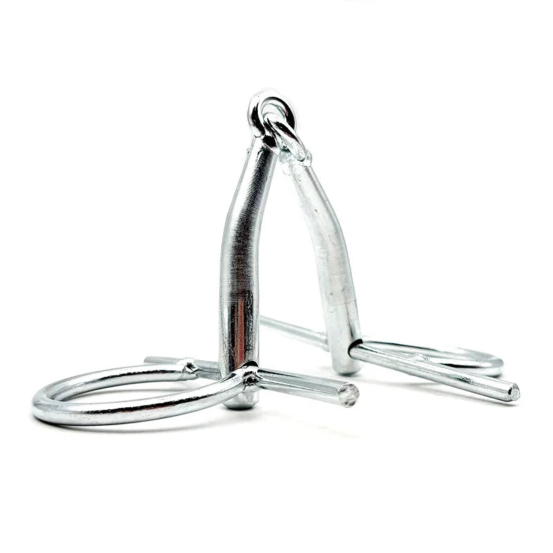 H Type Horse Snaffle Bit, 2 Ring – 2 Colors