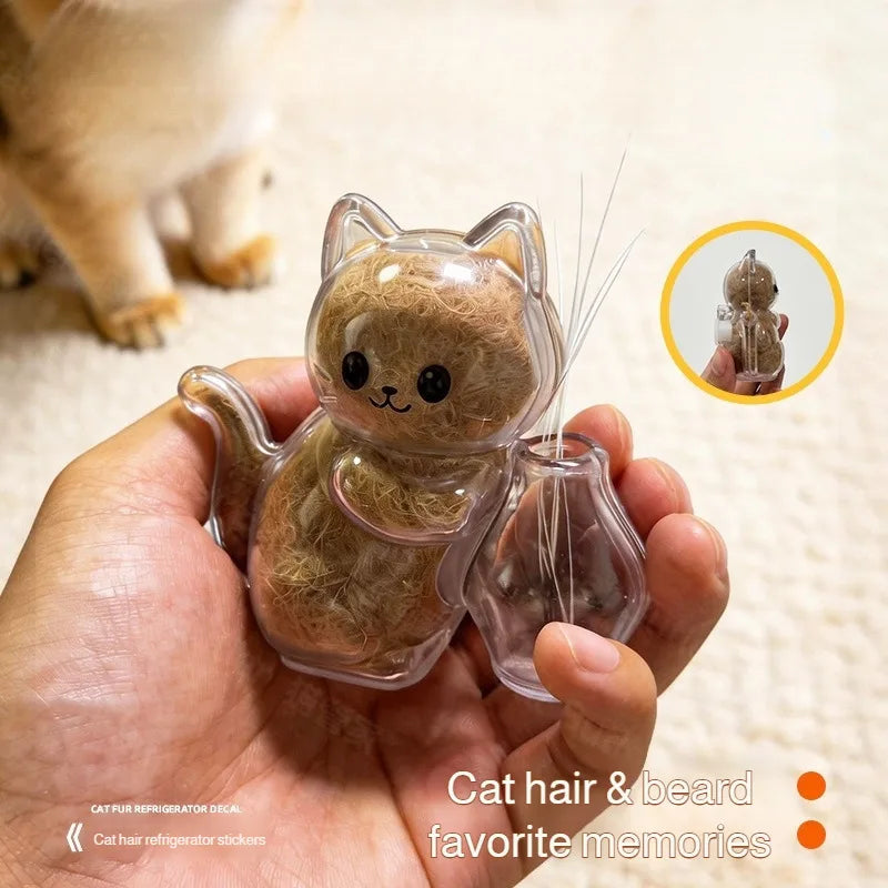 Fridge Magnet Cat Hair Keepsake Clear - ProPawPet.com