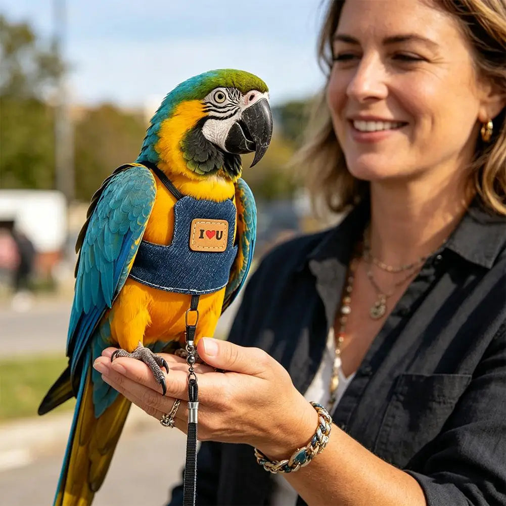 New Parrot Flying Harness Vest Comfortable - ProPawPet.com