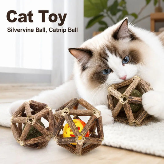 Catnip Silvervine Cat Toys Plaque Tartar - ProPawPet.com