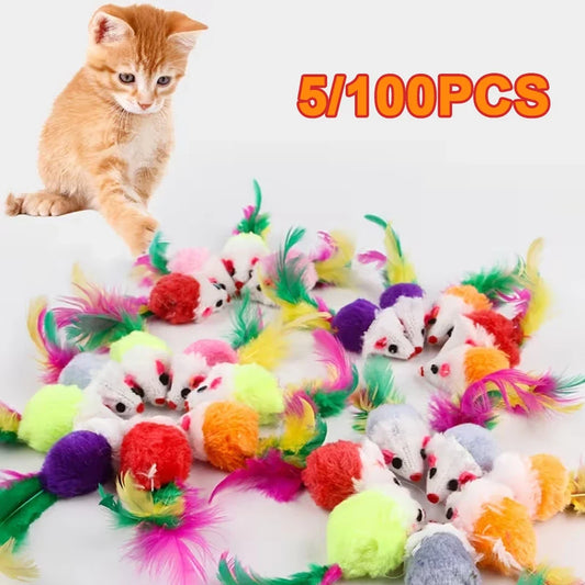 Cute Mini Fleece False Mouse Cat Toys - ProPawPet.com