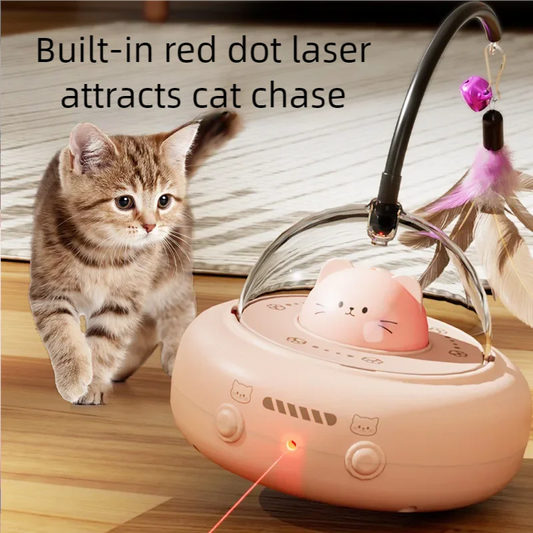 Electric Smart Teaser Cat Toy UFO Cat Teaser - ProPawPet.com