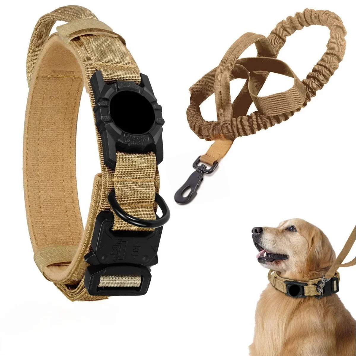 Tactical AirTag Dog Collar, with AirTag - ProPawPet.com