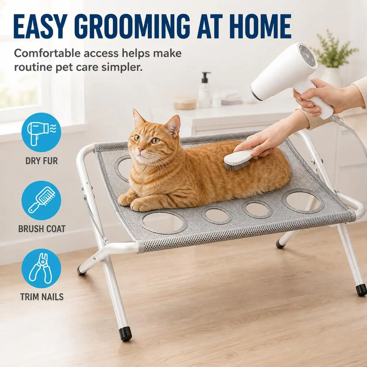 Dog Grooming Hammock, Foldable Cats Pet Paw - ProPawPet.com