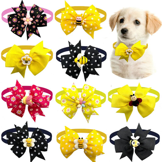 50pcs Puppy Dog Grooming Accessories Bee - ProPawPet.com