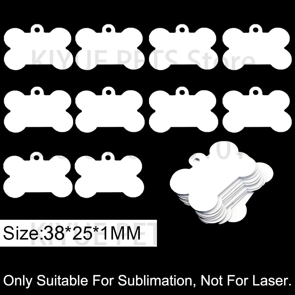 100Pcs Customize Sublimation Dog Tag Pet - ProPawPet.com