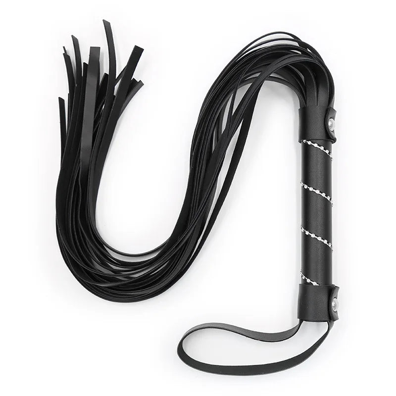 63.5cm Diamond Inlaid Handle Leather Tassels - ProPawPet.com