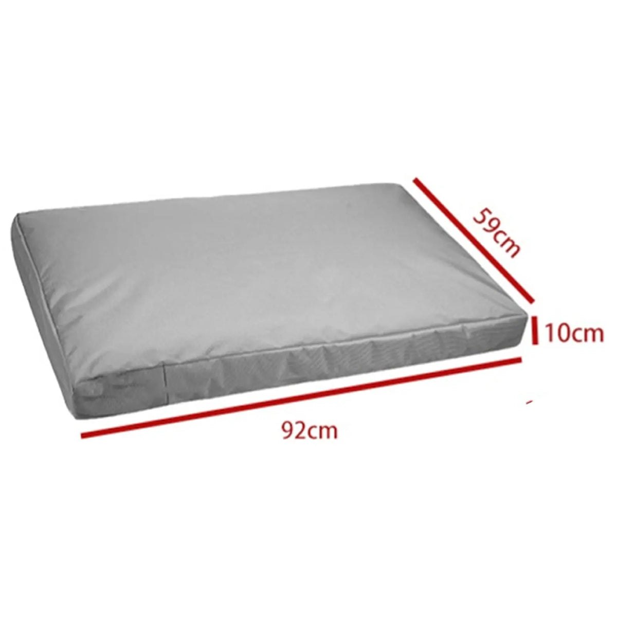 Grey 210d Oxford Fabric Bed Cover DIY Fillable Dog Mattress – Dog Beds & Mats