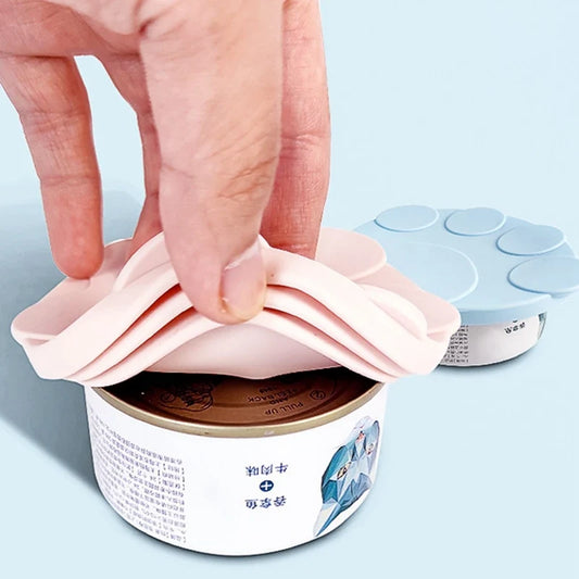 3 In 1 Reusable Silicone Dog Cat Canned Lid - ProPawPet.com