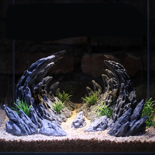 Aquarium Mountain View Hideout Caves - ProPawPet.com