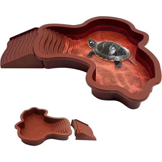 Reptile Bathing Pool with Ramp Turtle - ProPawPet.com