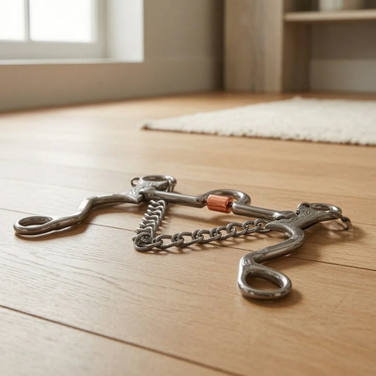 Western Bit with Curb Chain Responsive Horse - ProPawPet.com