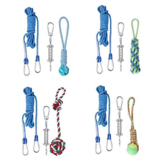 Bite Resistant Dog Spring Pole Toys 5M - ProPawPet.com