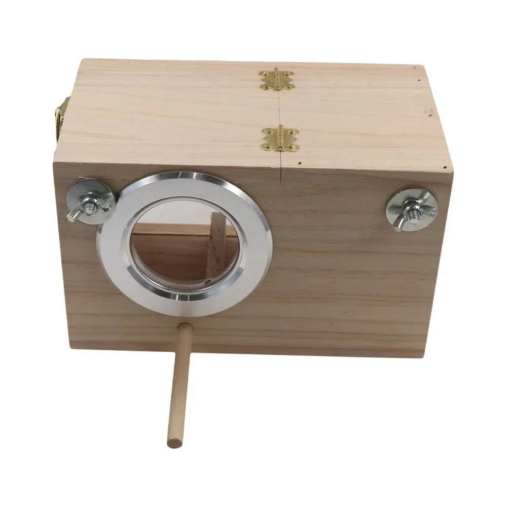 Transparent Window Wooden Parrot Breeding - ProPawPet.com